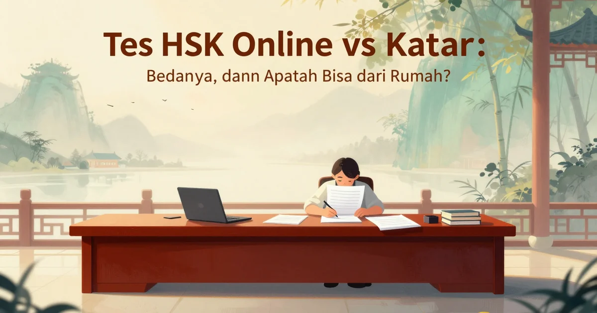 Tes HSK Online vs Kertas: Bedanya, dan Apakah Bisa dari Rumah?
